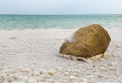 كم تبلغ ملوحة البحر الميت؟